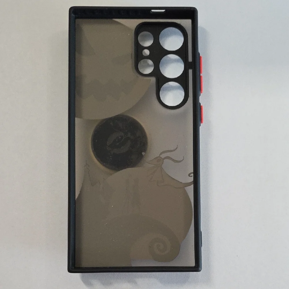 Disney Black and White Phone Case with Mickey and Jack Skellington